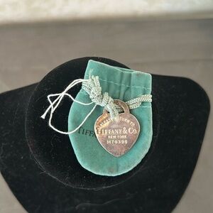 Tiffany & Co. Return to Tiffany Heart Tag Pendant Top Sterling Silver
